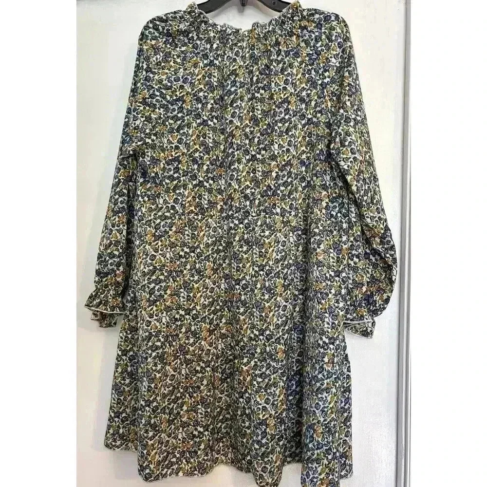 Kirundo Large Prairie Dress With Long Sleeves Floral Pattern L NWT - Picture 9 of 14